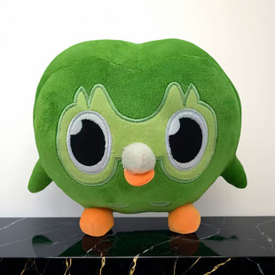 多邻国鸟玩偶毛绒玩具周边抱枕送给学生节日礼物现货儿童男女孩子