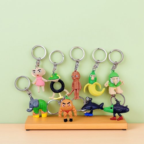 木棍人钥匙扣玩具公仔外国山海经