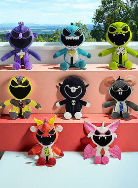 波比游戏时间公仔玩偶动漫抱枕毛绒送给儿童男女孩游戏周边poppy