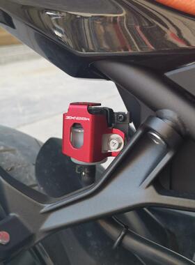 适用川崎忍者NinjaZX-25R铝合金个性改装后刹车油壶保护罩壳配件