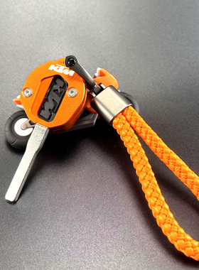 适用KTM DUKE200 250 390 RC390改装配件铝合金钥匙盖盒保护壳扣