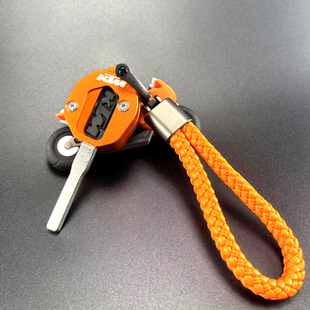 适用KTM DUKE200 250 390 RC390改装配件铝合金钥匙盖盒保护壳扣