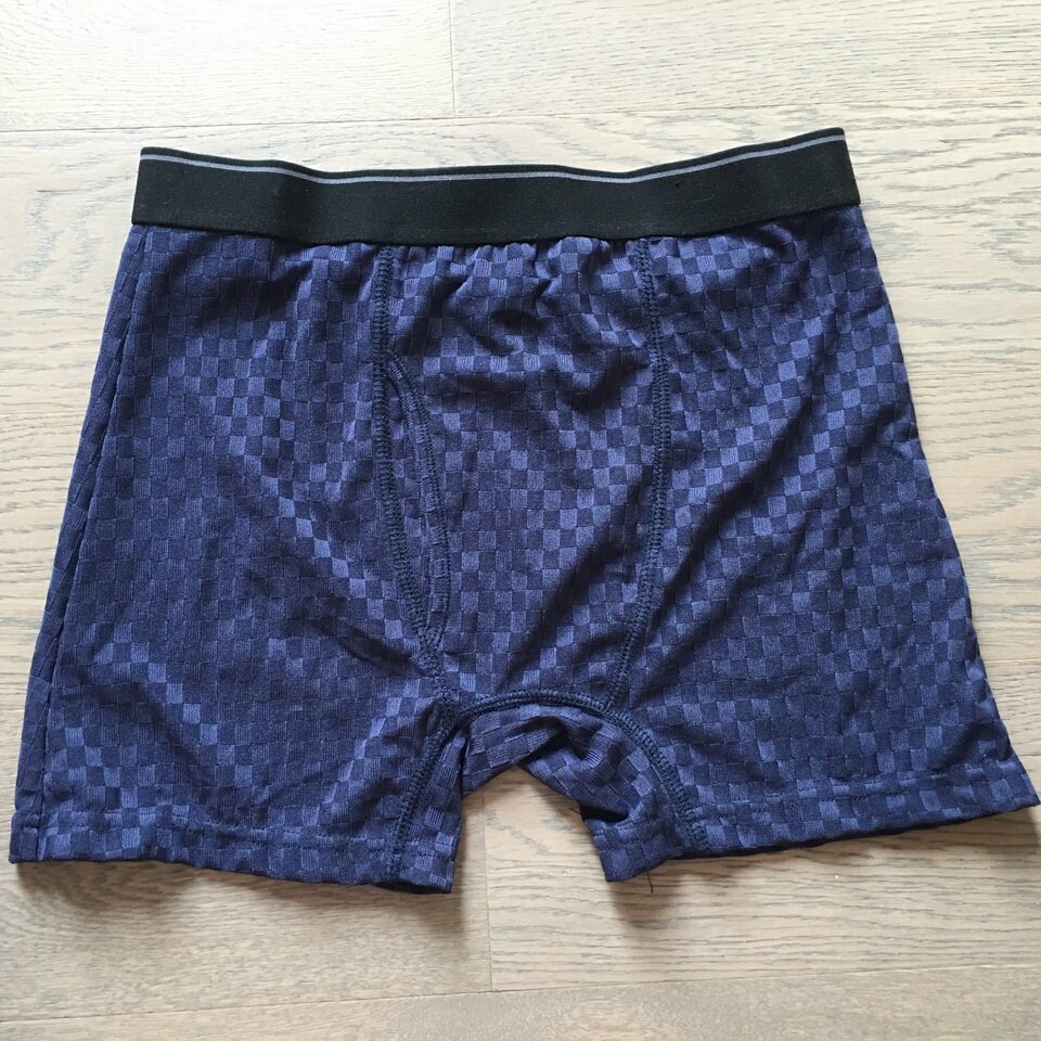 外贸原单样衣 深蓝色男士平角内裤