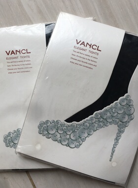 凡客Vancl黑色 丝柔提花/大网格连裤袜透明丝袜/打底短裤