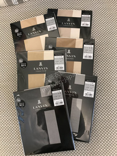 日本购   浪凡LANVIN包芯丝天鹅绒复合丝超薄透肉高透明连裤丝袜
