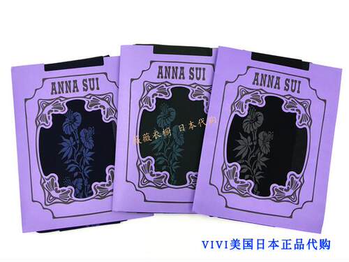 30D微透花卉图案连裤丝袜安娜苏