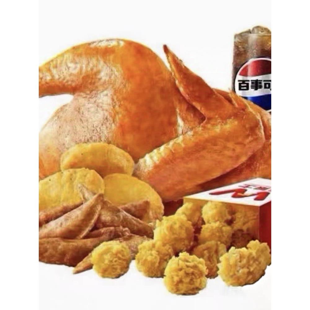 华士炸鸡汉堡半鸡小店5件可套外卖配送全国用莱附近多优食惠活动