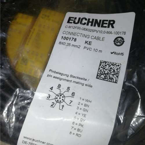 德国安士能100178 C-M12F08-08X025PV10，0-MA-100178全新议价