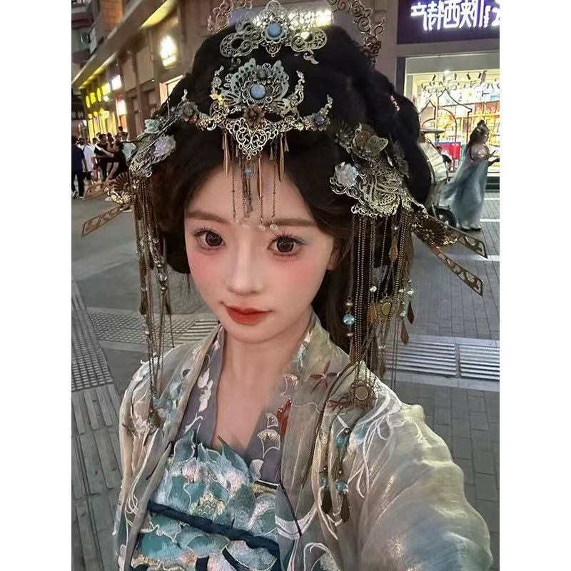 故人归 古铜做旧古风头饰复古汉服配饰中式原创设计发簪子