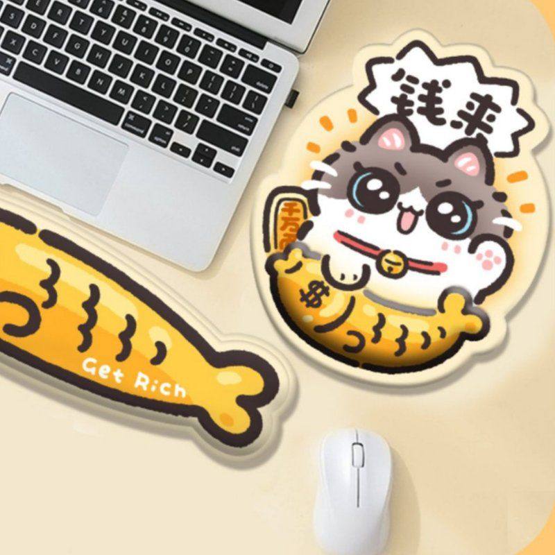 新款摸鱼创意鼠标垫手托护腕女小号创意办公室桌垫键盘垫布偶摸鱼,电脑硬件/显示器/电脑周边,鼠标垫/贴/腕垫,淘宝优惠券,粉丝福利购,淘宝优惠卷