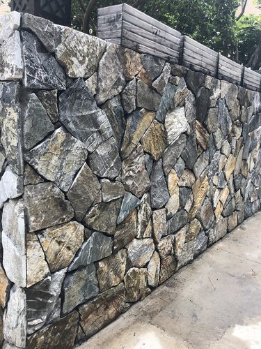 天然石材蘑菇石瓷砖花坛文化石