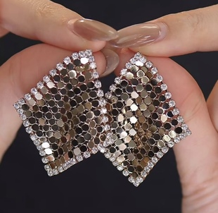 法式复古鹭青一同款耳环百搭简约大气时尚气质实用饰品女