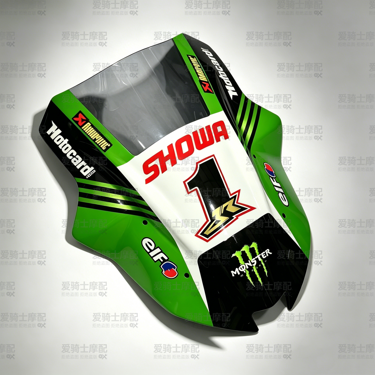 适用川崎忍者Z1000SX NINJA1000 20-21年 黑色前挡风玻璃 挡风镜