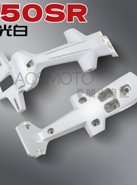 适用春风450NK/450SR后挡泥板22-24款上下盖牌照支架后尾改装白色