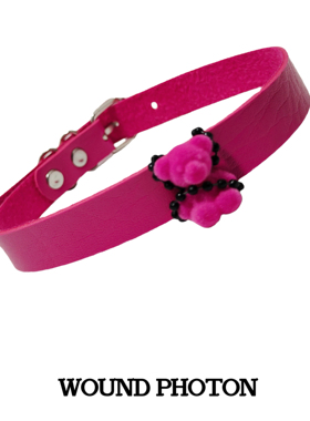 粉色辣妹甜酷小熊y2k项圈