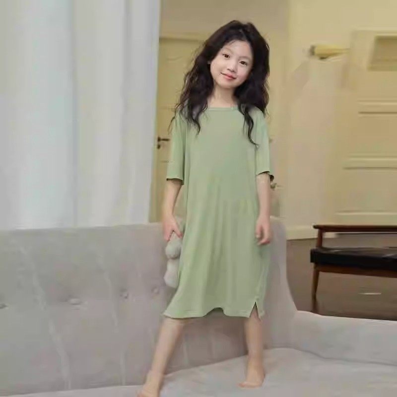 女童莫代尔睡衣夏季薄款睡裙中大童女孩夏季儿童家居服空调服套装,童装/婴儿装/亲子装,家居裙/睡裙,淘宝优惠券,粉丝福利购,淘宝优惠卷