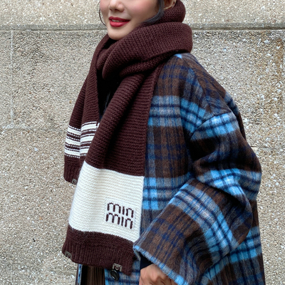 BXLS.进口大牌高级感冬女围巾