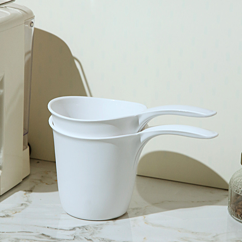 简约扁柄舀水瓢白色塑料水舀子浴室卫生间沐浴洗澡水瓢泼水勺室内,厨房/烹饪用具,水舀/水瓢,淘宝优惠券,粉丝福利购,淘宝优惠卷