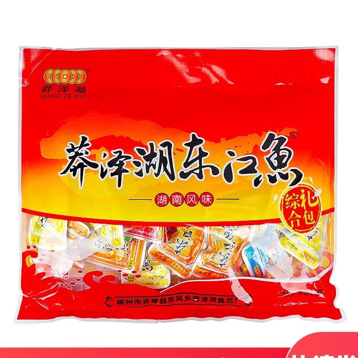 莽泽湖湖南特产东江鱼大礼包500g袋装小鱼仔休闲零食麻辣毛毛鱼块
