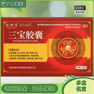 10粒 0.3g 板 2板 益肾填精养血安神GD 毅源堂 盒 三宝胶囊