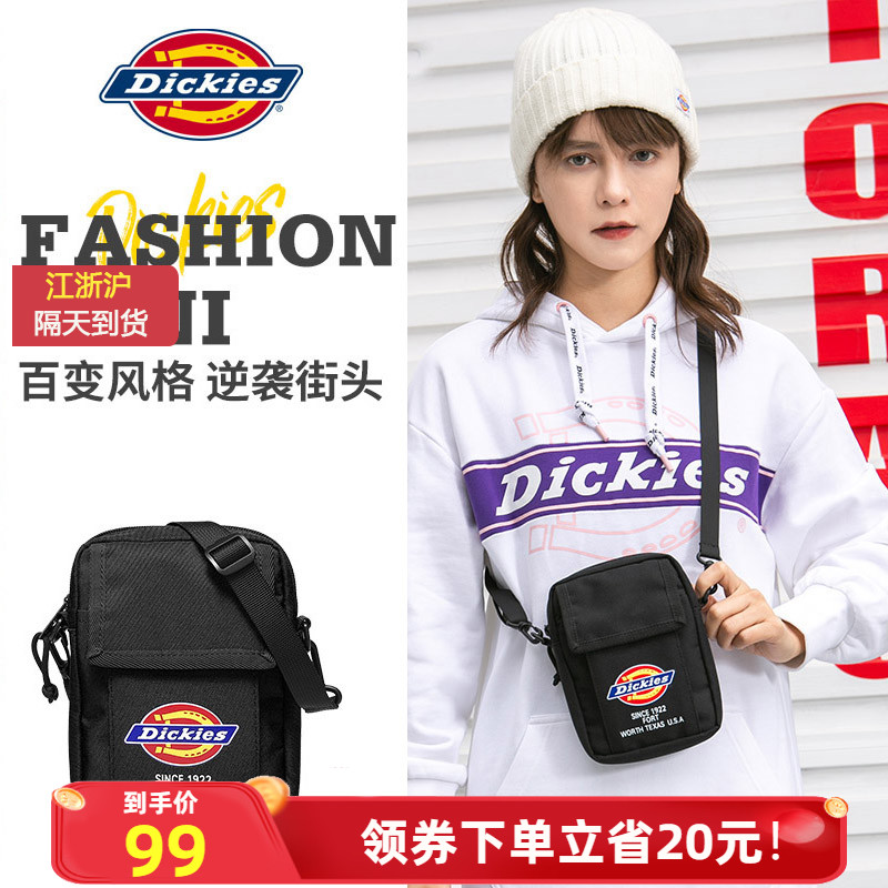 Dickies潮牌2020新款斜挎包男女单肩包时尚印花百搭学生迷你包潮