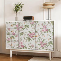 French oil painting cabinet stickers, wallpaper, self-adhesive, waterproof and moisture-proof, furniture renovation wallpaper, cabinet cover-up, thickening and decoration thumbnail 8