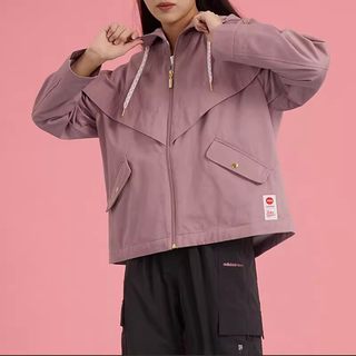 Adidas阿迪达斯女子新款保暖连帽外套运动服加厚棒球服夹克HF7300