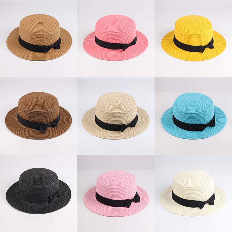 夏季兒童草帽男女童遮陽防曬帽蝴蝶結平頂小禮帽親子出遊休閑草帽在類目 童裝/嬰兒裝/親子裝, 帽子/圍巾/口罩/手套/耳套/腳套, 帽子中 - 來自Buy2taobao.com提供專業的淘寶代購服務