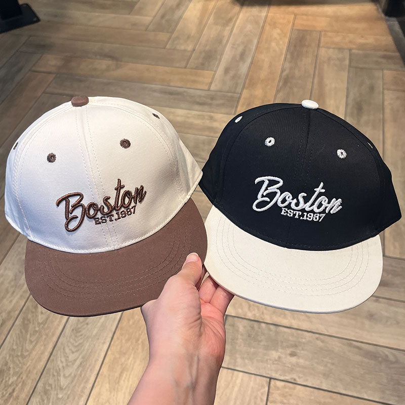 春秋儿童嘻哈帽平檐帽子遮阳防晒帽3-8岁小孩时尚潮款鸭舌帽宝宝