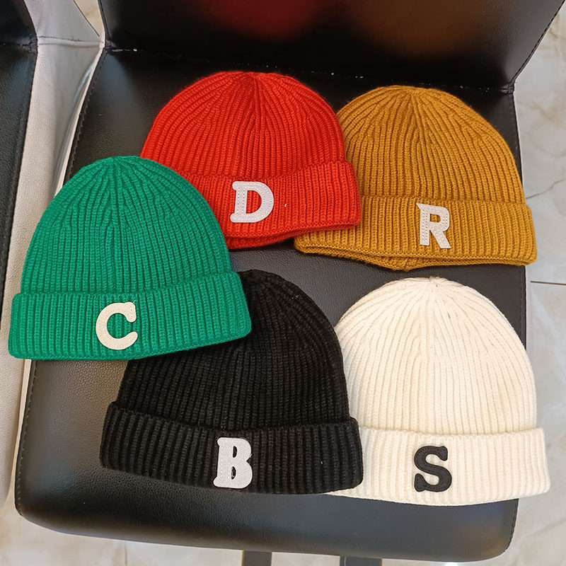 冬季儿童针织帽子宝宝糖果色字母毛线帽男女童卷边瓜皮帽亲子款潮,童装/婴儿装/亲子装,帽子,淘宝优惠券,粉丝福利购,淘宝优惠卷