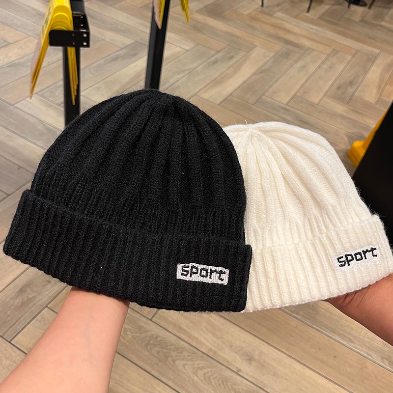 男童女童百搭保暖瓜皮针织帽