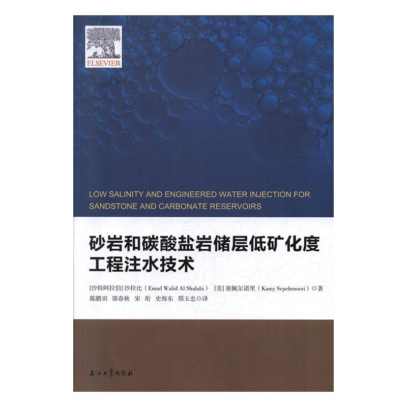 砂岩和碳酸盐岩储层低矿化度工程注水技术沙拉比  工业技术书籍