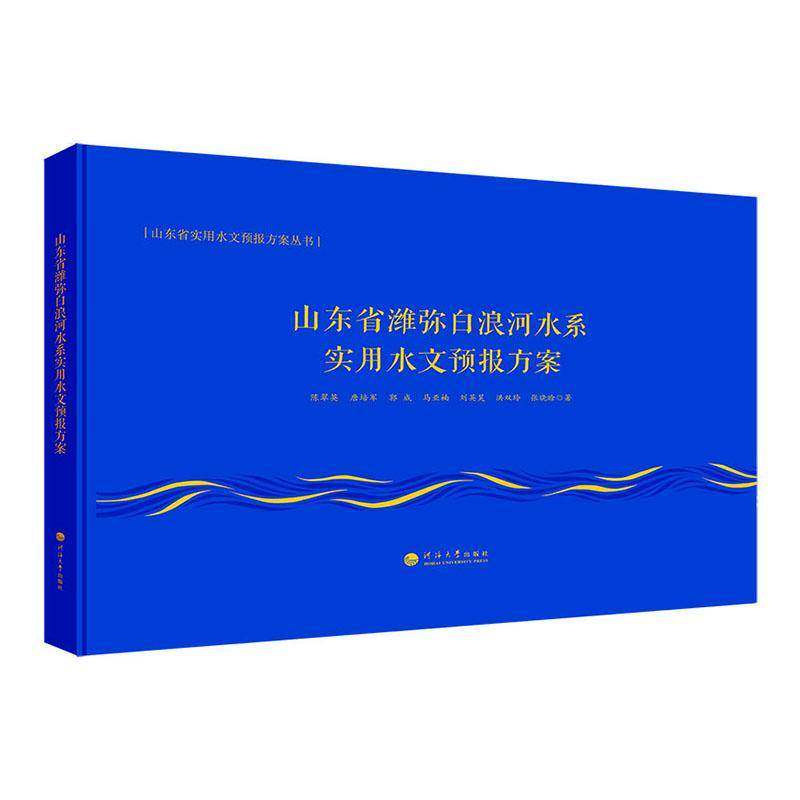 山东省潍弥白浪河水系实用水文预报方案陈翠英南京河海大学出版社有限公司9787563077816 自然科学书籍