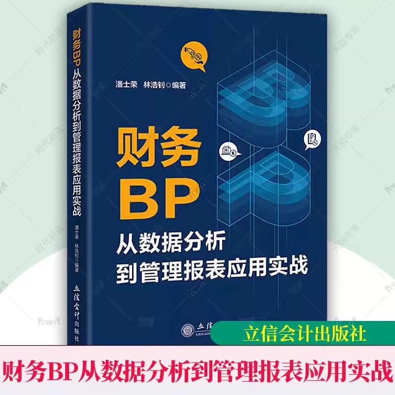 财务BP从数据分析到管理报表应用实战 潘士荣 立信会计出版社 经营管理Excel技巧 Excel数据分析 财务BP财务经理人员财务分析参考