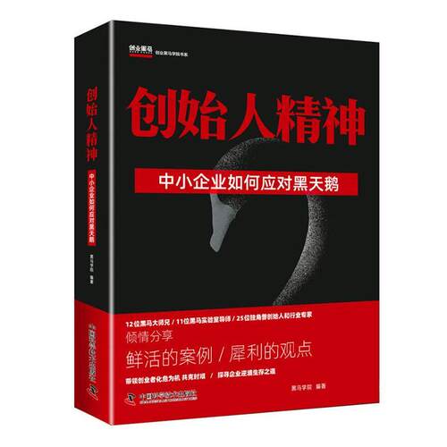 创始人精神：中小企业如何应对黑天鹅黑马学院  管理书籍