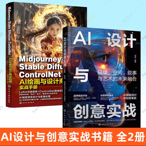 AI设计与创意实战 品牌 空间 叙事与艺术的未来融合 郭爽+Midjourney+Stable Diffusion+ControlNet AI绘画与设计商业应用实战手册