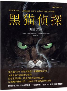 黑猫侦探:1:1:阴影之间:Quelque part entre les ombres胡安迪亚兹卡纳莱斯文胡安霍瓜尔  小说书籍