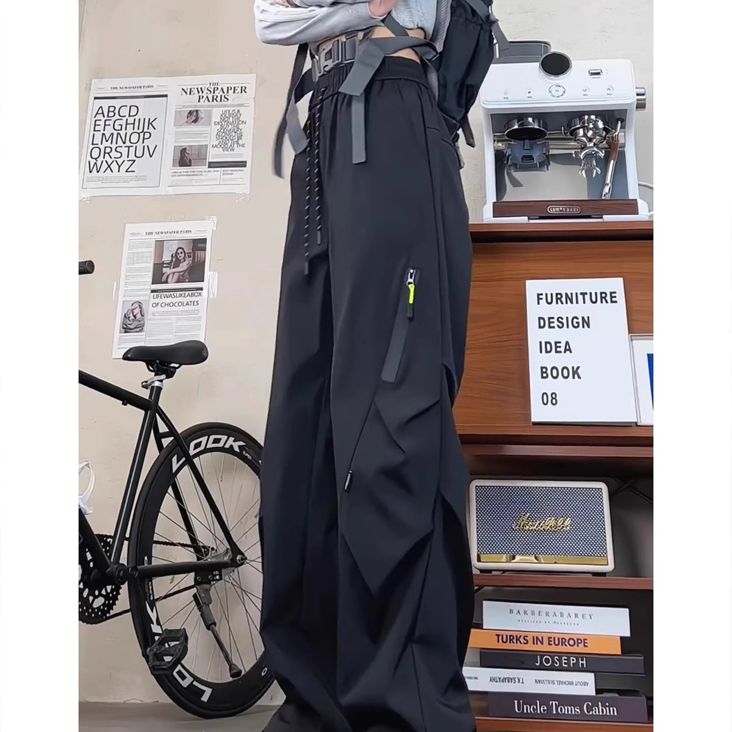 三合一软壳冲锋裤男女款秋冬加绒加厚裤子户外徒步登山伞兵工装裤