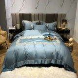 Высококлассный хлопковый стеганый универсальный комплект, легкий роскошный стиль, 4 предмета, изысканный стиль