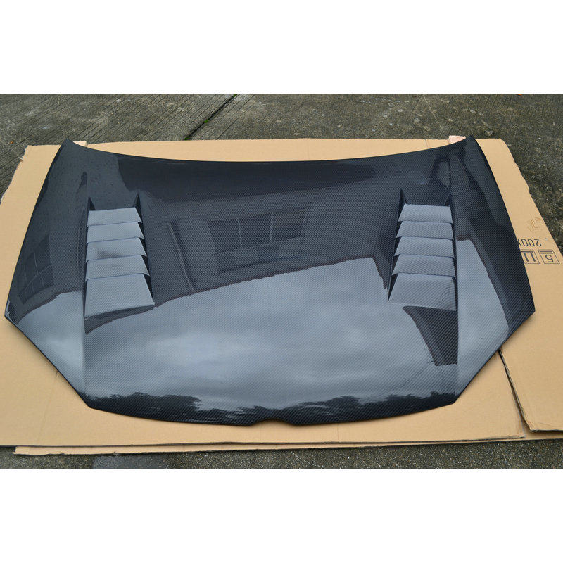 适用于高尔夫5GTI碳纤维改装专用机盖鲨鱼鳍款引擎盖车头盖机头盖