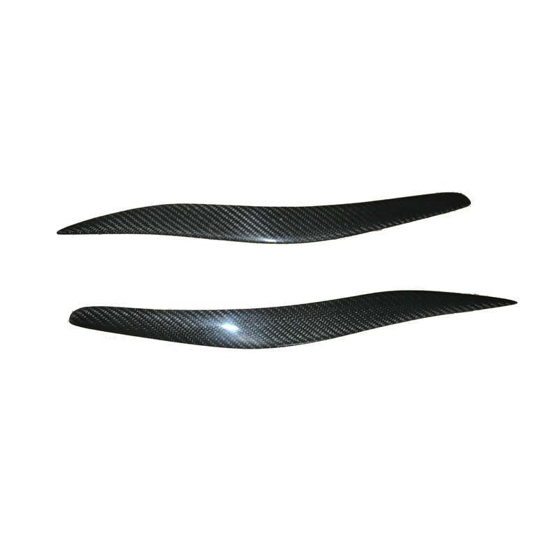 适用于06-12款雷克萨斯IS300 IS250碳纤维灯眉装饰眉大灯改装条贴