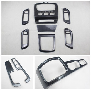 适用于09-15款经典福克斯内饰改装 碳纤维内饰贴 桃木中控排挡位