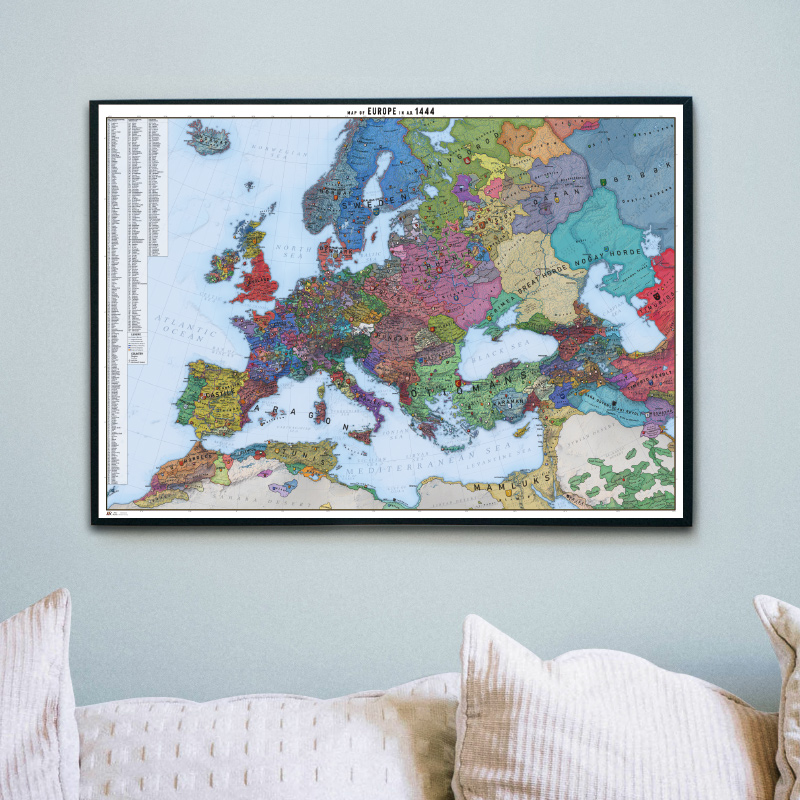 1444欧洲欧陆风云游戏电子地图