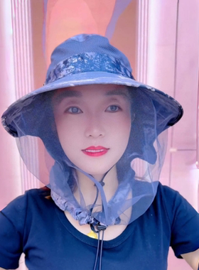 防蚊虫夏季女士防晒钓鱼