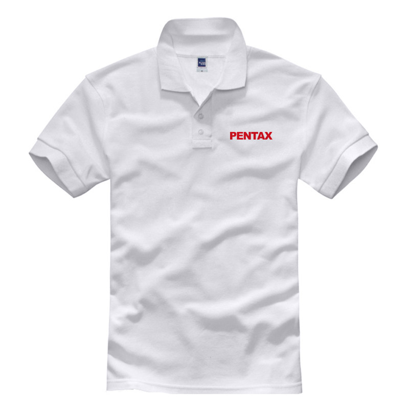 新款PENTAX宾得单反相机胶片镜头 男纯棉短袖T恤POLO衫 包邮