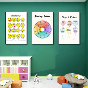 音乐培训教室布置装饰画音符琴行吉他班级文化背景墙创意卡通挂画