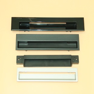 嵌入式亿田消毒碗柜保洁柜配件大全黑色银色塑料拉手扣手把手