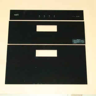 华帝消毒碗柜配件ZTD90 W1303配件黑色钢化玻璃抽屉门板柜板防爆