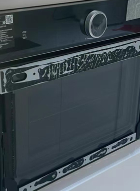 定制方太嵌入蒸烤一体机ZKE44-03-G2黑色钢化玻璃面板门板破裂