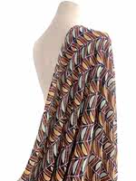New light luxury and romantic chiffon printed fabric, elegant geometric printed fabric, spring and summer clothing fabric thumbnail 6